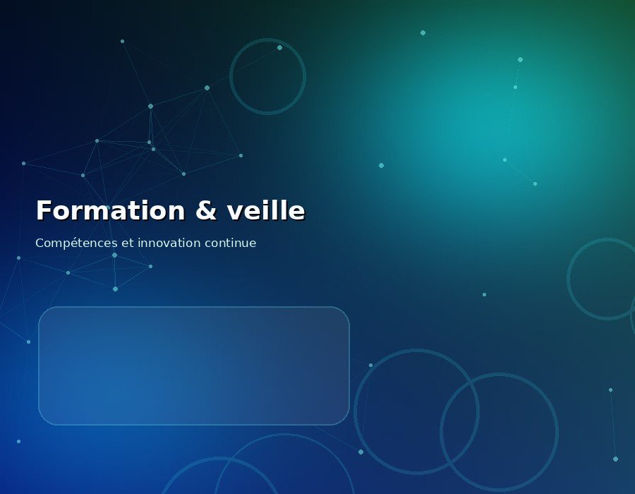 Formation et veille technologique